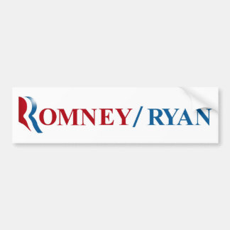 Autocollant De Voiture Romney et Ryan 2012