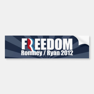 Autocollant De Voiture ROMNEY RYAN SONT LA LIBERTÉ -.png