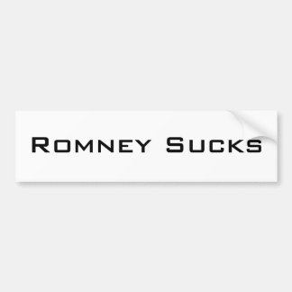 Autocollant De Voiture Romney suce l'adhésif pour pare-chocs