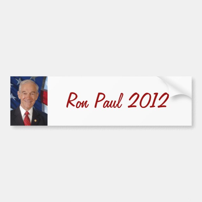 Autocollant De Voiture Ron Paul (Devant)