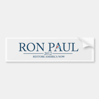 Autocollant De Voiture Ron Paul 2012