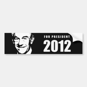 Autocollant De Voiture Ron Paul 2012
