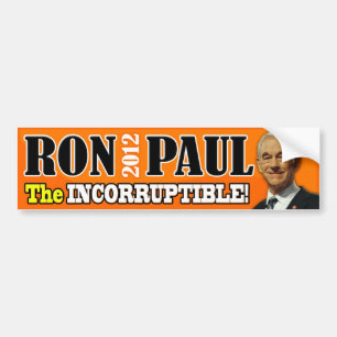 Autocollant De Voiture Ron Paul - l'incorruptible !