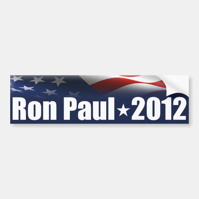 Autocollant De Voiture Ron Paul pour le président (Devant)