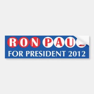 Autocollant De Voiture Ron Paul pour le président adhésif pour pare-cho