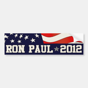 Autocollant De Voiture Ron Paul President in 2012 Bumper Sticker