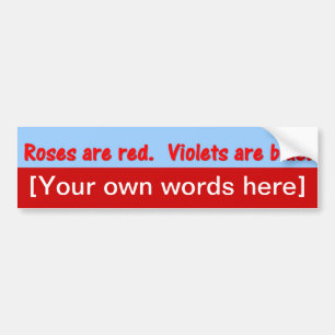 Autocollant De Voiture rose-sont-rouges-violets-sont-bleus-modèles
