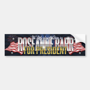 Autocollant De Voiture RoseAnne Barr pour le président