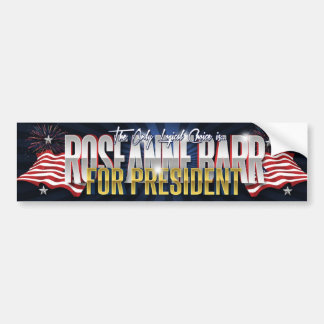 Autocollant De Voiture RoseAnne Barr pour le président