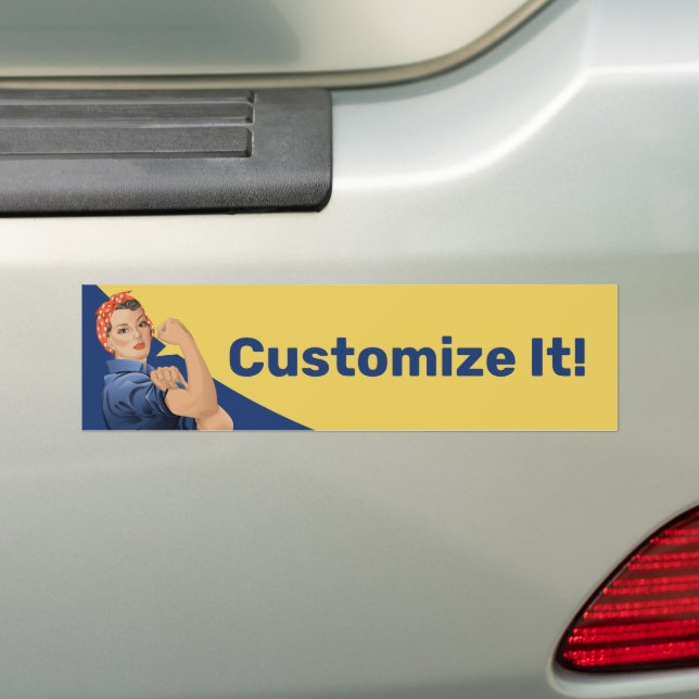 Autocollant De Voiture Rosie la riveteuse (En voiture)