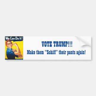 Autocollant De Voiture Rosie le trompeur Riveter Pro Trump