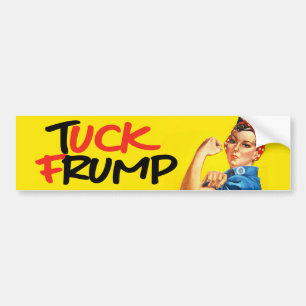 Autocollant De Voiture Rosie the Riveter - TUCK FRUMP - pare-chocs fémini