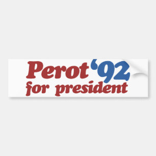 Autocollant De Voiture Ross Perot 1992