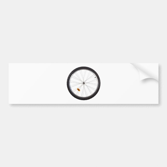 Autocollant De Voiture Roue de bicyclette (Devant)