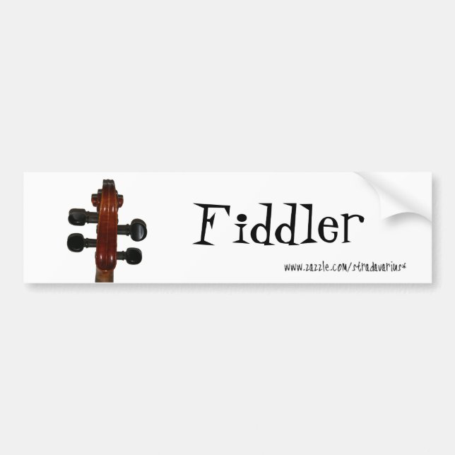 Autocollant De Voiture Rouleau de violon (Devant)