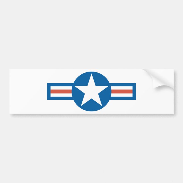 Autocollant De Voiture Roundel USA (Devant)