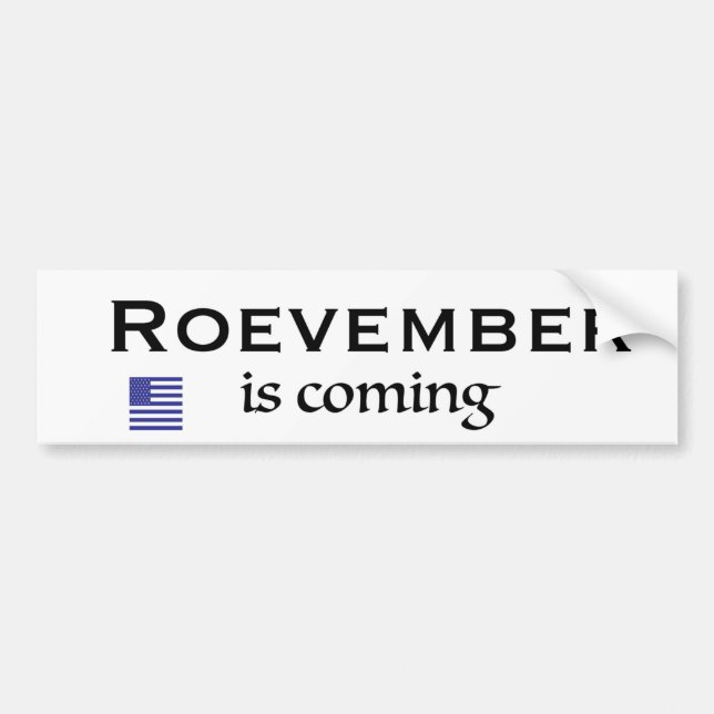 Autocollant De Voiture Rovember arrive (Devant)