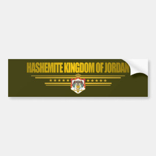 Autocollant De Voiture Royaume de drapeau de la Jordanie