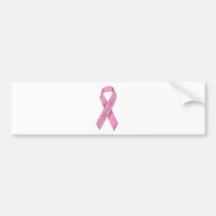 Autocollant De Voiture Ruban rose survivant