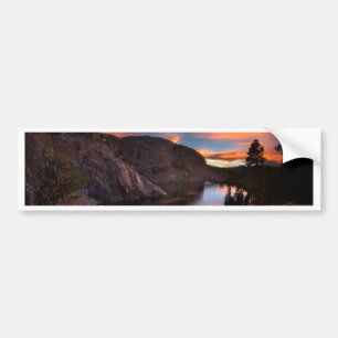 Autocollant De Voiture Ruby Lake Sunset - John Muir Trail - Sierra Nevada