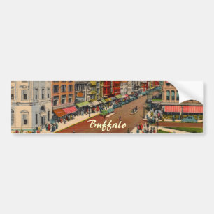 Autocollant De Voiture Rue principale - Buffalo, adhésif pour pare-chocs