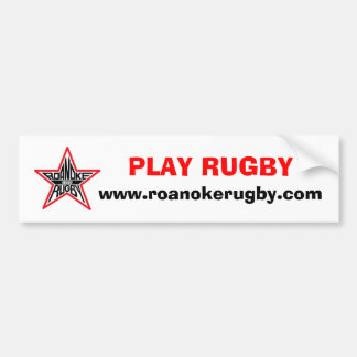 Autocollant De Voiture Rugby Bumber de jeu plus malade