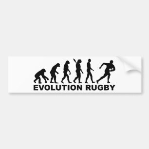 Autocollant De Voiture Rugby d'évolution