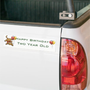 Autocollant De Voiture Safari ultra mignon Leopard Invitations d'annivers