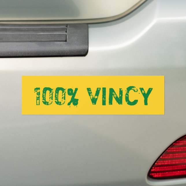 Autocollant De Voiture Saint-Vincent-et-les Grenadines Vincy (En voiture)