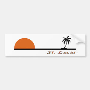 Autocollant De Voiture Sainte-Lucie