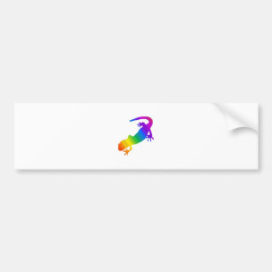 Autocollant De Voiture Salamandre striée arc-en-ciel