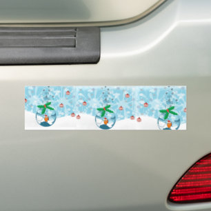 Autocollant De Voiture Sale de poisson de Noël