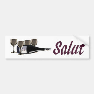 Autocollant De Voiture Salut 