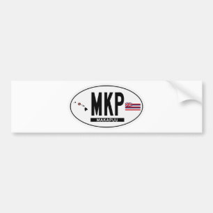 Autocollant De Voiture Salut-MAKAPUU-Autocollant