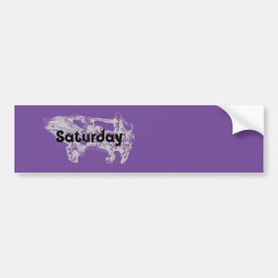 Autocollant De Voiture Samedi -petit - Sticker