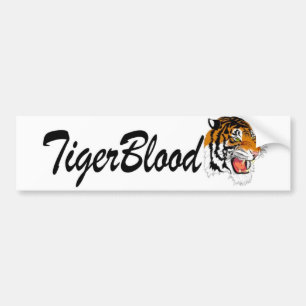 AUTOCOLLANT DE VOITURE SANG DE TIGRE
