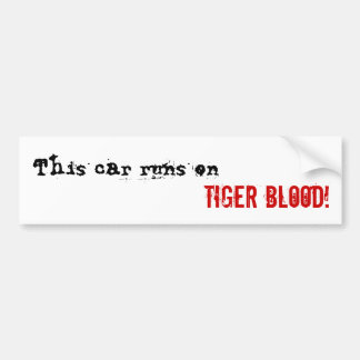 Autocollant De Voiture Sang de tigre