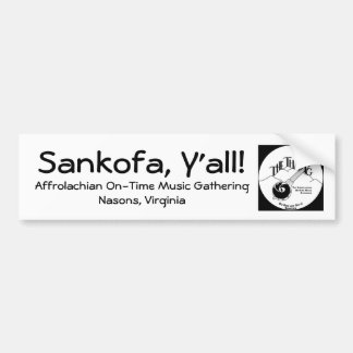 Autocollant De Voiture Sankofa, vous adhésif pour pare-chocs