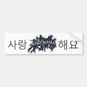 Autocollant De Voiture SARANG HAE YO KPOP MANIA Bumper Sticker