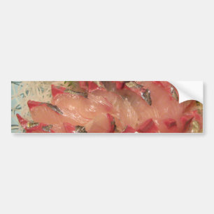 Autocollant De Voiture Sashimi 刺 poisson 身 cru