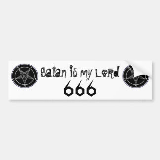 Autocollant De Voiture satan est le seigneur
