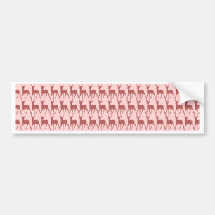 Autocollant De Voiture Saumon Deer Arrière - plan Motif