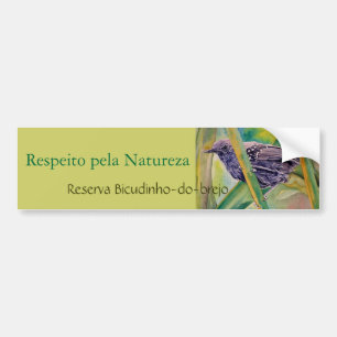 Autocollant De Voiture Sauvez la nature sauvage - adhésif pour pare-chocs