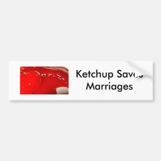 Autocollant De Voiture Sauvez le ketchup !