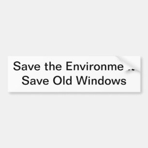 Autocollant De Voiture Sauvez l'environnement