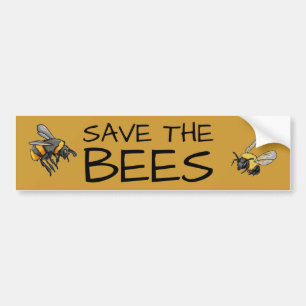 Autocollant De Voiture SAUVEZ LES ABEILLES v2