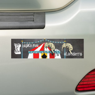 Autocollant De Voiture Sauvez les éléphants