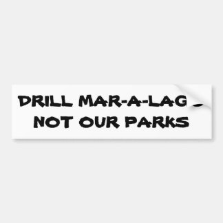 Autocollant De Voiture Sauvez nos parcs nationaux du Big Oil