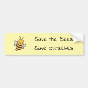 Autocollant De Voiture Sauvons les abeilles Sauvons-nous Sticker pare-cho