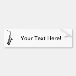 Autocollant De Voiture Saxophone personnalisé
